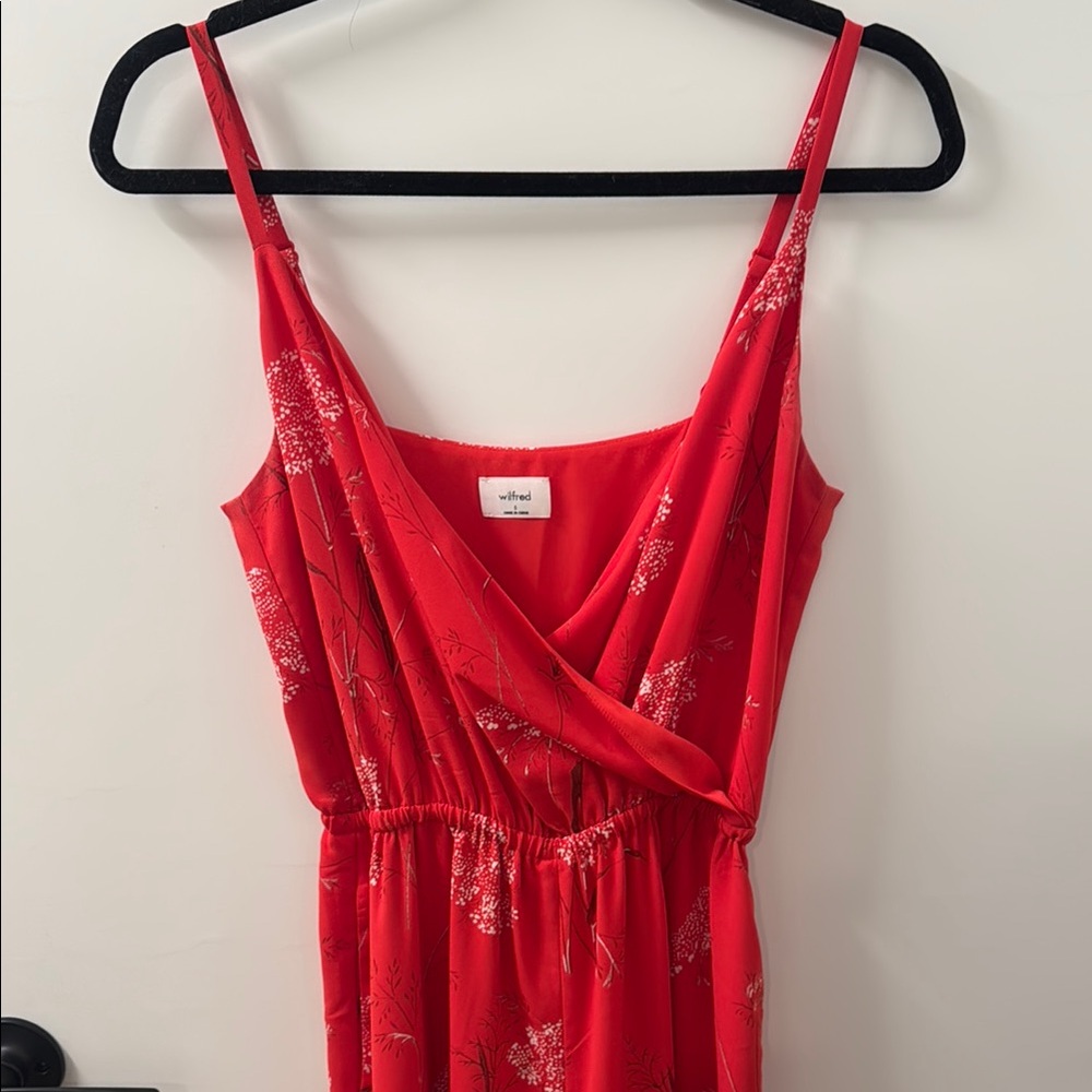 Aritzia Wilfred Coral Jumpsuit